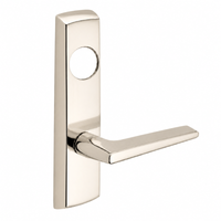 SARGENT LC-P706-8-NEF-US14 narrow stile exit device lever trim, satin nickel plate with straight F lever
