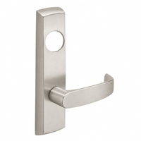 SARGENT LC-P706-8-NEL-US15 narrow stile exit device lever trim, satin nickel plate with L lever, less cylinder