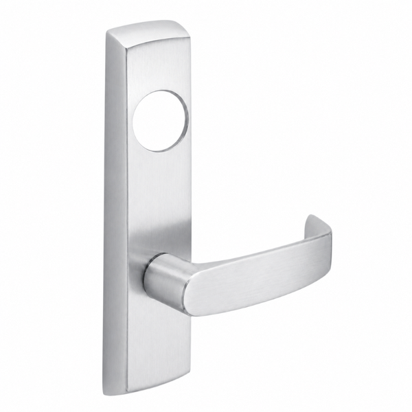 SARGENT LC-P706-8-NEL-US26D narrow stile exit device lever trim, satin chrome plate with L lever