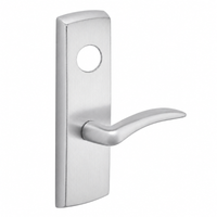 SARGENT LC-P706-8-WEA US26D wide stile exit device lever trim, satin chrome plate with curved A lever