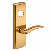 SARGENT LC-P706-8-WEA-US9 wide stile exit device lever trim, polished brass, A lever, less cylinder