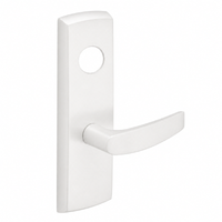 SARGENT LC-P706-8-WEB-WSP wide stile exit device lever trim, white plate with B lever, less cylinder