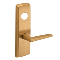 SARGENT LC-P706-8-WEF-US10 wide stile exit device lever trim, satin bronze, rectangular plate with lever