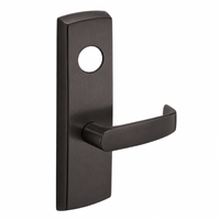 SARGENT LC-P706-8-WEL wide stile exit device lever trim, L lever, US10B oil-rubbed bronze, less cylinder