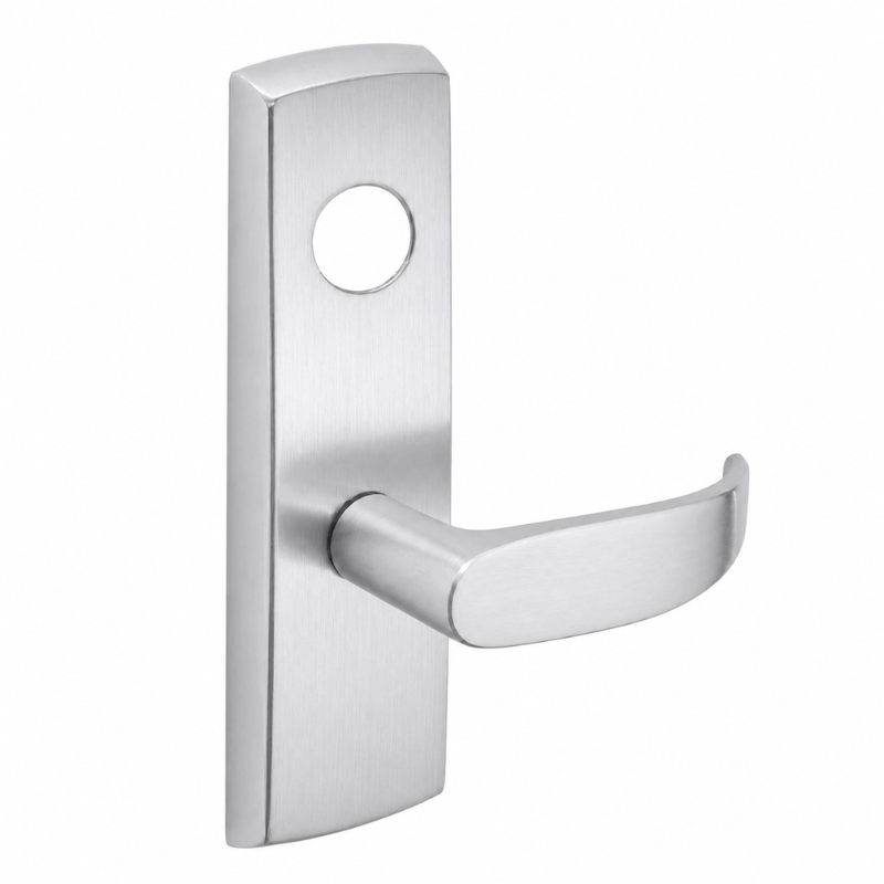 SARGENT LC-P706-8-WEP US26D wide stile exit device P lever trim, satin chrome, less cylinder