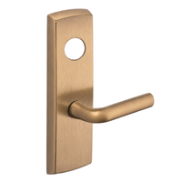 SARGENT LC-P706-8-WEW-US10 wide stile exit device lever trim, satin bronze plate with W lever, less cylinder