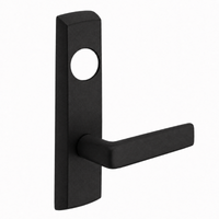 SARGENT LC-P713-8-NEE-BSP narrow stile exit device lever trim in BSP black suede powder coat