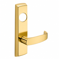 SARGENT LC-P713-8-NEL-US3 narrow stile exit device lever trim, polished brass, L lever, less cylinder