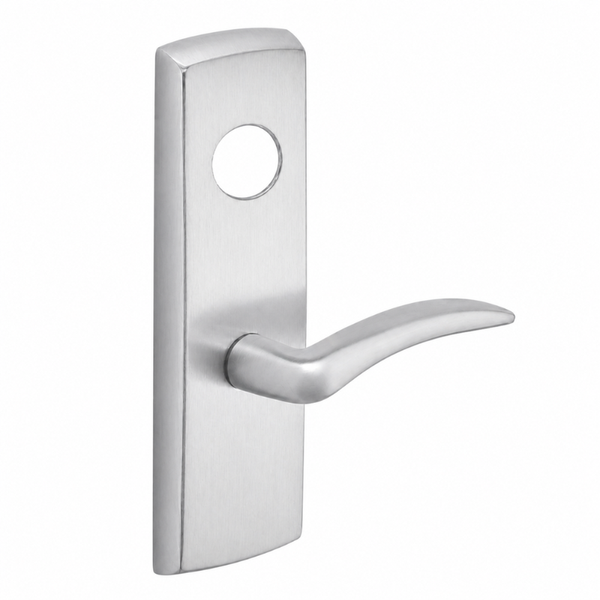 SARGENT LC-P713-8-WEA-US26D wide stile exit device lever trim, satin chrome plate with curved A lever