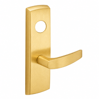 SARGENT LC-P713-8-WEB US4 wide stile exit device lever trim, satin brass plate with B lever