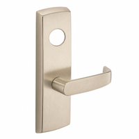 SARGENT LC-P713-8-WEL-US15 wide stile exit device lever trim, satin nickel, rectangular escutcheon