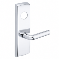 SARGENT LC-P713-8-WEW-US26 wide stile exit device lever trim, polished chrome plate with W lever