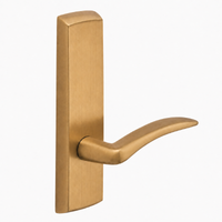 SARGENT P715-8-NEA narrow stile exit device lever trim, A lever, satin bronze US10 finish, non-keyed