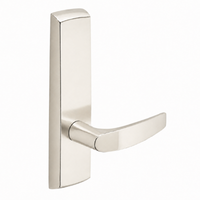 SARGENT P715-8-NEB narrow stile exit device lever trim, satin nickel US14, non-keyed passage lever