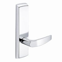 SARGENT P715-8-NEB-US26 narrow stile exit device lever trim, polished chrome, non-keyed passage B lever