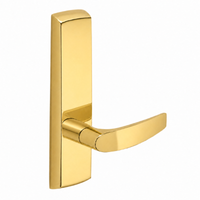 SARGENT P715-8-NEB narrow stile exit device lever trim, B lever, polished brass US3, non-keyed