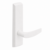 SARGENT P715-8-NEB-WSP narrow stile exit device passage lever trim, white suede powder coat, non-keyed