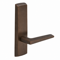 SARGENT P715-8-NEF F lever narrow stile exit device trim in US10BL dark bronze, non-keyed passage