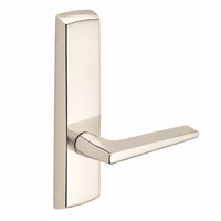SARGENT P715-8-NEF-US14 narrow stile exit device lever trim, polished nickel, F lever, non-keyed passage