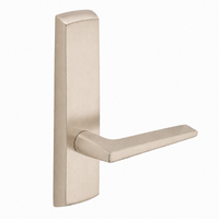 SARGENT P715-8-NEF-US15 narrow stile exit device lever trim, satin nickel plate with straight F lever