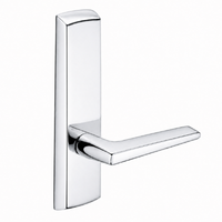 SARGENT P715-8-NEF-US26 narrow stile exit device lever trim, polished chrome, non-keyed F lever