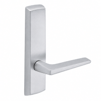 SARGENT P715-8-NEF narrow stile exit device lever trim, F lever, satin chrome US26D finish