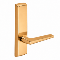 SARGENT P715-8-NEF-US9 narrow stile exit device lever trim, F lever, polished bronze finish, non-keyed