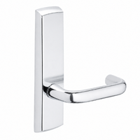 SARGENT P715-8-NEJ-US26 narrow stile exit device lever trim, polished chrome plate with J lever