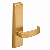 SARGENT P715-8-NEL narrow stile exit device lever trim, US10 satin bronze, L lever, non-keyed passage