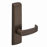 SARGENT P715-8-NEL-US10BE narrow stile exit device lever trim, dark bronze finish, L lever, non-keyed