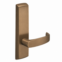 SARGENT P715-8-NEL-US10BL narrow stile exit device lever trim, satin bronze, rectangular escutcheon, L lever