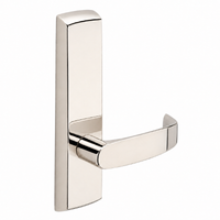 SARGENT P715-8-NEL narrow stile exit device lever trim, L lever, US14 polished nickel finish