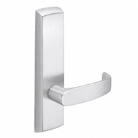 SARGENT P715-8-NEL-US26D narrow stile exit device lever trim, satin chrome plate with L lever