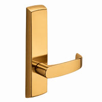 SARGENT P715-8-NEL-US9 narrow stile exit device lever trim, polished bronze, non-keyed L lever