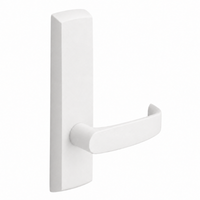 SARGENT P715-8-NEL-WSP narrow stile exit device lever trim, white suede powder coat, non-keyed L lever