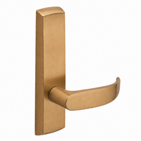 SARGENT P715-8-NEP US10 narrow stile exit device lever trim, satin bronze rectangular escutcheon, non-keyed