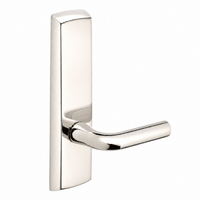 SARGENT P715-8-NEW narrow stile exit device lever trim, W lever, US14 polished nickel finish
