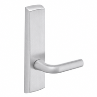 SARGENT P715-8-NEW US26D narrow stile exit device lever trim with W lever, satin chrome finish