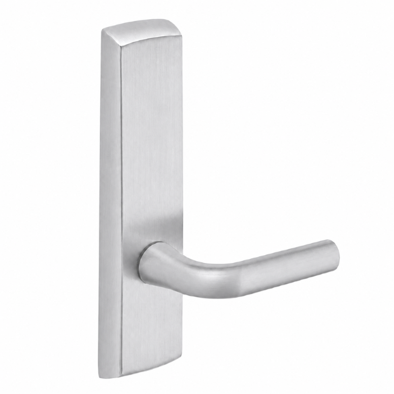 SARGENT P715-8-NEW US26D narrow stile exit device lever trim with W lever, satin chrome finish