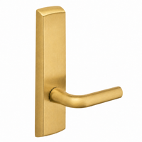 SARGENT P715-8-NEW narrow stile exit device lever trim, W lever, satin brass US4 finish