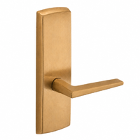SARGENT P715-8-WEF wide stile exit device lever trim, US10 satin bronze, rectangular escutcheon, F lever