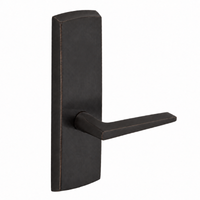 SARGENT P715-8-WEF wide stile exit device lever trim, US10BE dark bronze, rectangular escutcheon, F lever