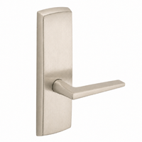 SARGENT P715-8-WEF-US15 wide stile exit device lever trim, satin nickel plate with straight F lever