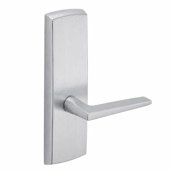 SARGENT P715-8-WEF-US26D wide stile exit device lever trim, satin chrome plate with straight F lever