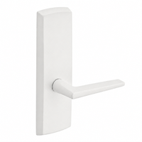 SARGENT P715-8-WEF-WSP wide stile exit device lever trim, white finish, rectangular escutcheon, F lever