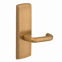 SARGENT P715-8-WEJ-US10 wide stile exit device J lever trim in satin bronze, non-keyed passage