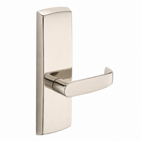 SARGENT P715-8-WEL-US14 wide stile exit device lever trim, bright nickel finish, L lever on long escutcheon