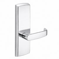 SARGENT P715-8-WEL-US26 wide stile exit device lever trim, polished chrome, L lever on rectangular escutcheon