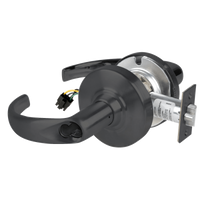 Schlage ND80BD-SPA-RX-RX 622 storeroom cylindrical lock, black Sparta lever with request-to-exit wiring