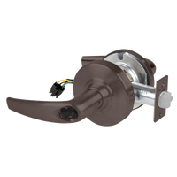 Schlage ND80JD-EL-ATH 613 electrified storeroom cylindrical lock with Athens lever, oil-rubbed bronze